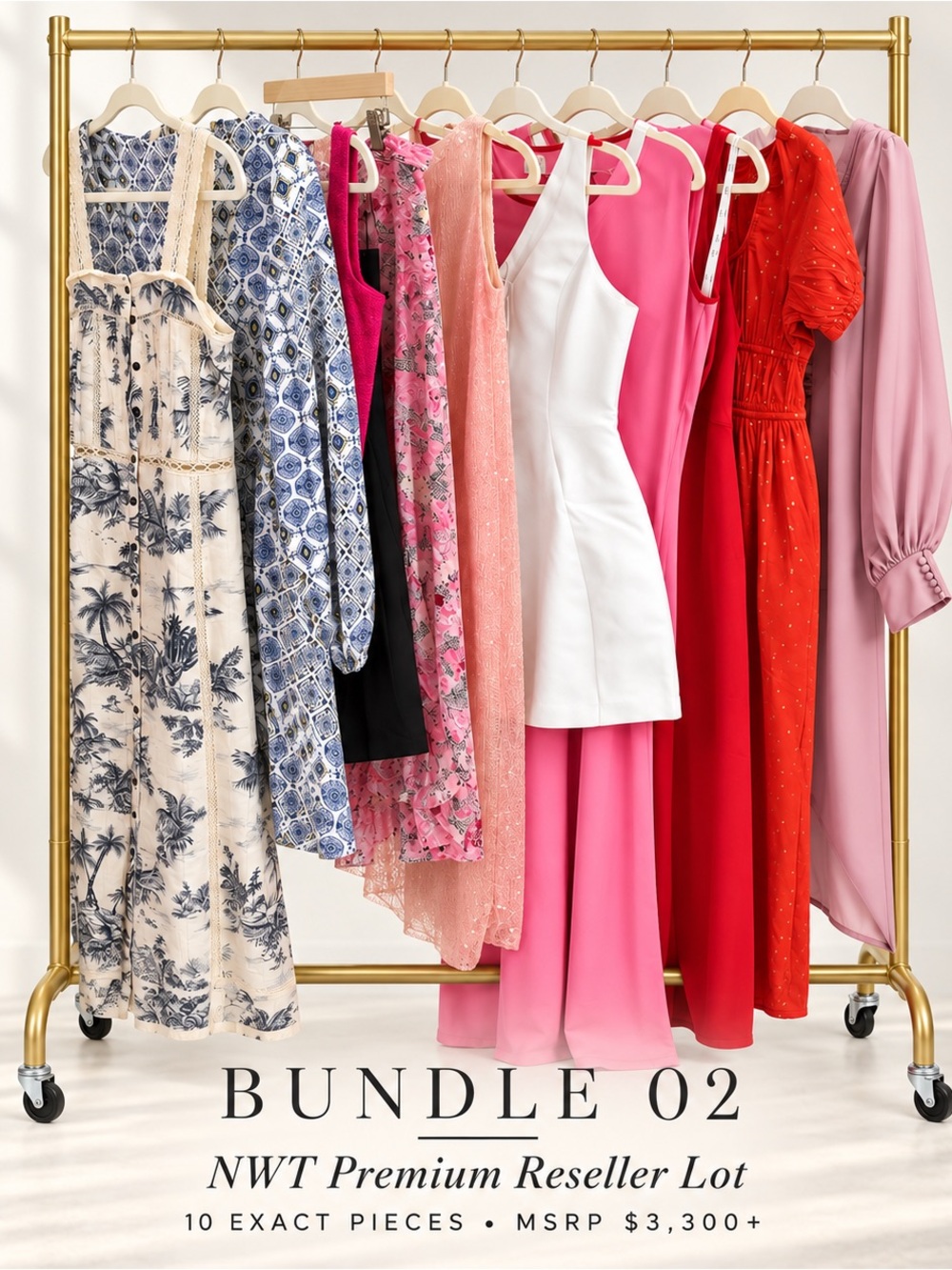10 Pc NWT Premium Reseller Lot | Exact Items Shown | $3,300 MSRP